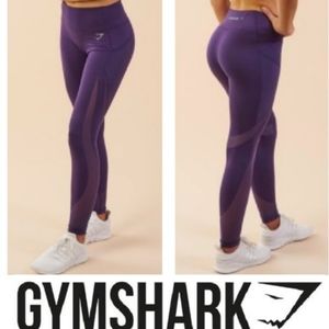 Purple Mesh Gymshark leggings
